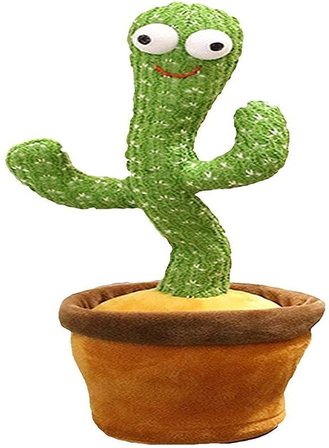 Prokart Dancing Cactus Talking Plush Toy with Singing & Recording Function - Repeat What You Say - Pack of 1, Rechargeable Cable Included - Image 1